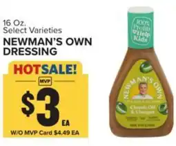 Food Lion Newman's own dressing offer