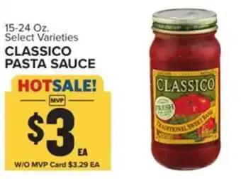 Food Lion Classico pasta sauce offer