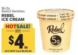 Food Lion Rebel ice cream offer