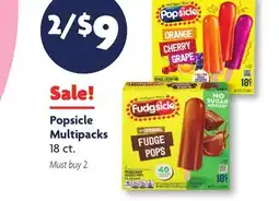 Family Dollar Popsicle Multipacks offer