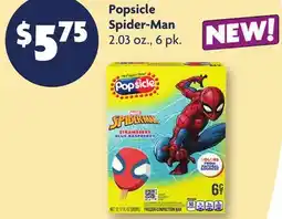 Family Dollar Popsicle Spider-Man offer