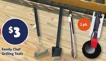 Family Dollar Family Chef Grilling Tools offer