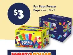 Family Dollar Fun Pops Freezer Pops offer