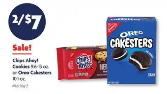 Family Dollar Chips Ahoy! Cookies 9.6‑13 oz. or Oreo Cakesters 10.1 oz offer