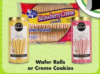 Dollar Tree Wafer Rolls or Creme Cookies offer