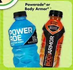 Dollar Tree Powerade or Body Armor offer