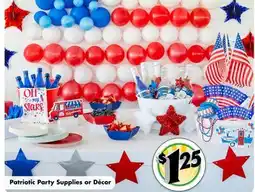 Dollar Tree Patriotic Party Supplies or Décor offer