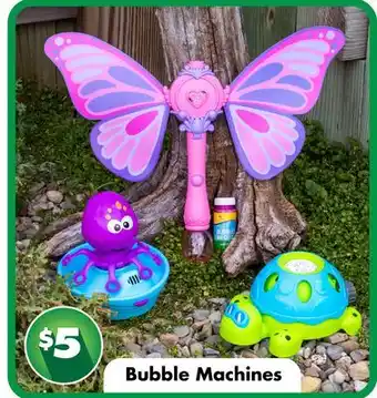 Dollar Tree Bubble Machines offer