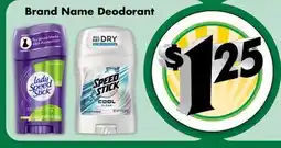 Dollar Tree Brand Name Deodorant offer