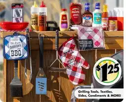 Dollar Tree Grilling Tools, Textiles, Sides, Condiments & MORE! offer