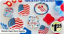 Dollar Tree Patriotic Paper Party Supplies offer