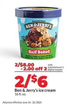 Hy-Vee Ben & Jerry's ice cream offer