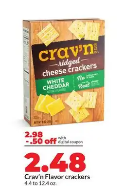 Hy-Vee Crav'n Flavor crackers offer