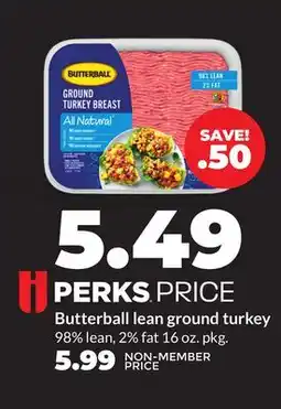 Hy-Vee Butterball lean ground turkey offer
