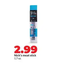 Hy-Vee Nick's meat stick offer