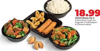 Hy-Vee HyChi dinner for 2 offer