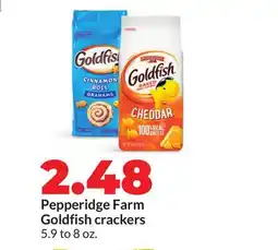 Hy-Vee Pepperidge Farm Goldfish crackers offer
