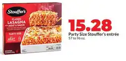 Hy-Vee Party Size Stouffer's entrée offer