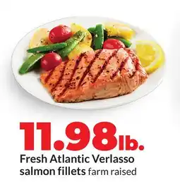 Hy-Vee Fresh Atlantic Verlasso salmon fillets offer