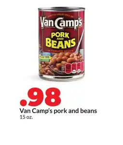 Hy-Vee Van Camp's pork and beans offer