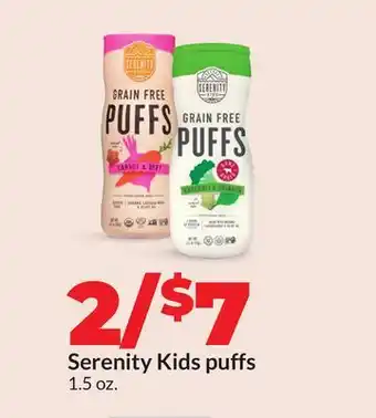 Hy-Vee Serenity Kids puffs offer