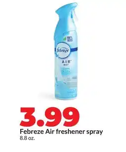 Hy-Vee Febreze Air freshener spray offer