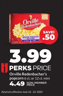 Hy-Vee Orville Redenbacher's popcorn offer
