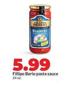 Hy-Vee Fillipo Berio pasta sauce offer