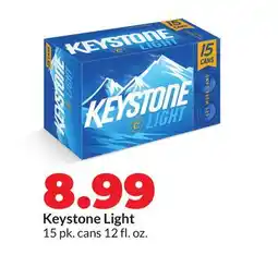 Hy-Vee Keystone Light offer
