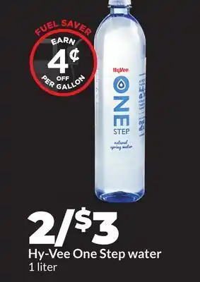 Hy-Vee Hy-Vee One Step water offer