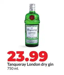 Hy-Vee Tanqueray London dry gin offer