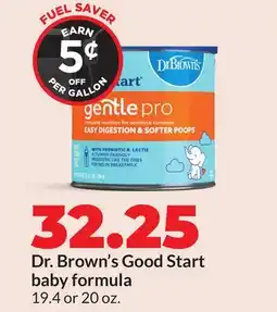 Hy-Vee Dr. Brown's Good Start baby formula offer