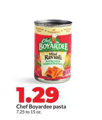 Hy-Vee Chef Boyardee pasta offer