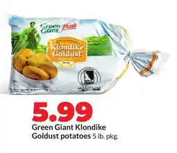 Hy-Vee Green Giant Klondike Goldust potatoes offer