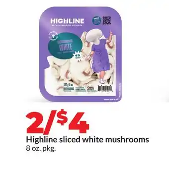 Hy-Vee Highline sliced white mushrooms offer