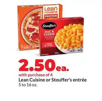 Hy-Vee Lean Cuisine or Stouffer's entrée offer