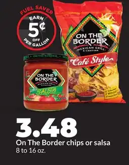 Hy-Vee On The Border chips or salsa offer