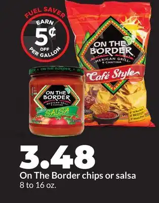 Hy-Vee On The Border chips or salsa offer