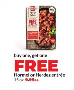 Hy-Vee Hormel or Herdez entrée offer
