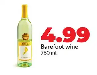 Hy-Vee Barefoot wine offer
