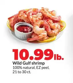 Hy-Vee Wild Gulf shrimp offer