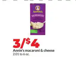Hy-Vee Annie's macaroni & cheese offer