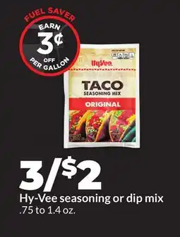 Hy-Vee Hy-Vee seasoning or dip mix offer