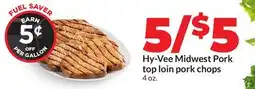 Hy-Vee Hy-Vee Midwest Pork top loin pork chops offer