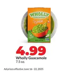 Hy-Vee Wholly Guacamole offer