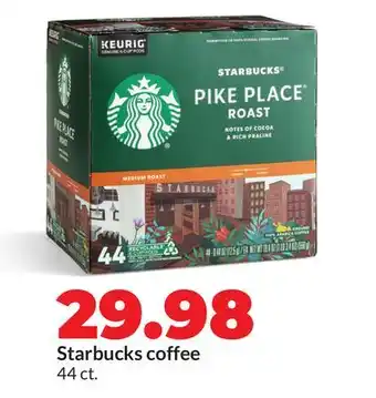 Hy-Vee Starbucks coffee offer