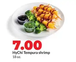 Hy-Vee HyChi Tempura shrimp offer