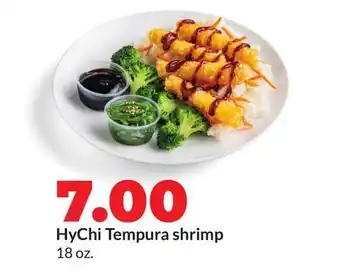 Hy-Vee HyChi Tempura shrimp offer