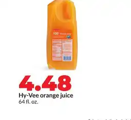 Hy-Vee Hy-Vee orange juice offer