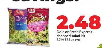Hy-Vee Dole or Fresh Express chopped salad kit offer